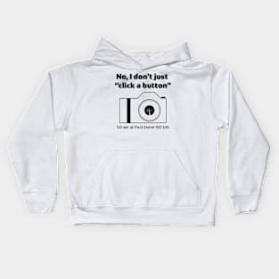 Life as a Photographer Kids Hoodie